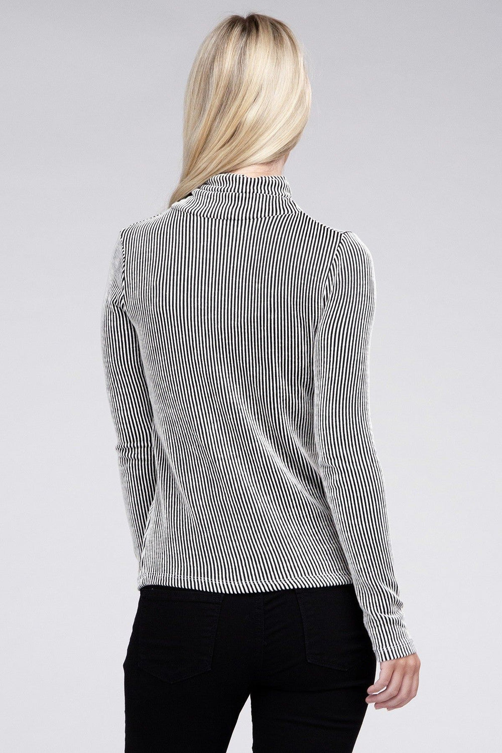 Zenana Turtleneck - Ribbed Fabric - Inspired Eye Boutique