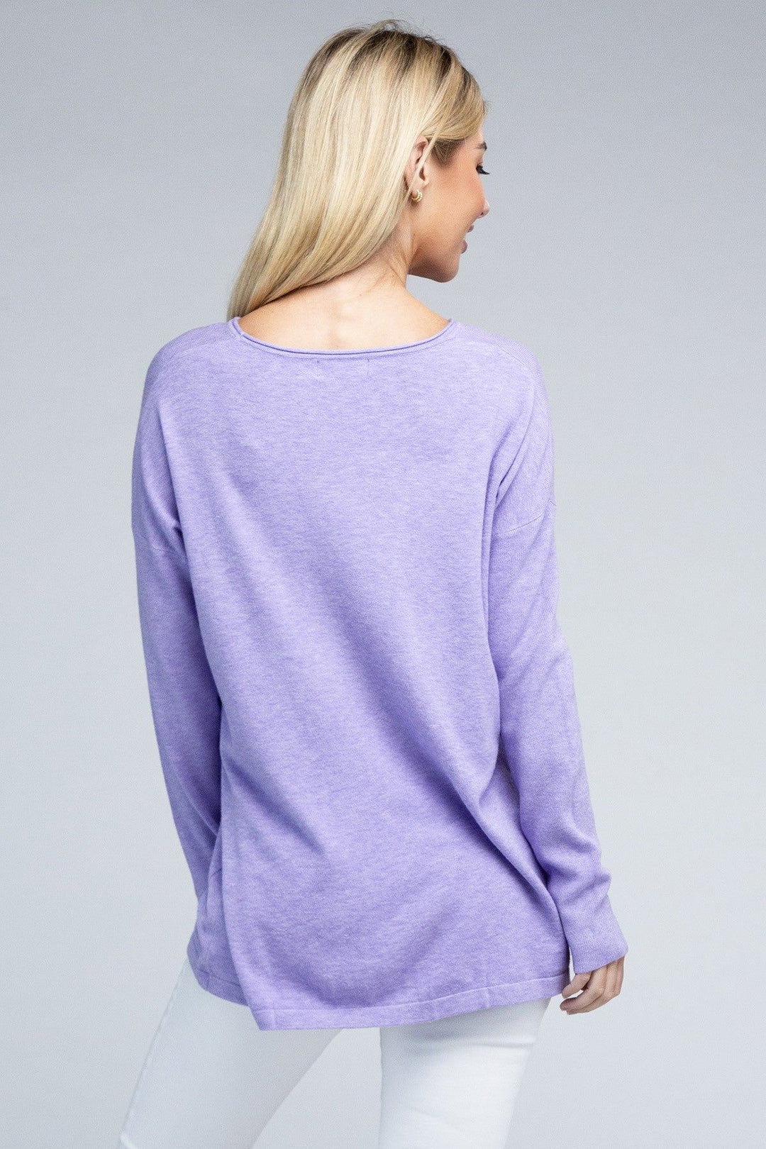 Zenana Viscose Front Pocket Sweater - Inspired Eye Boutique