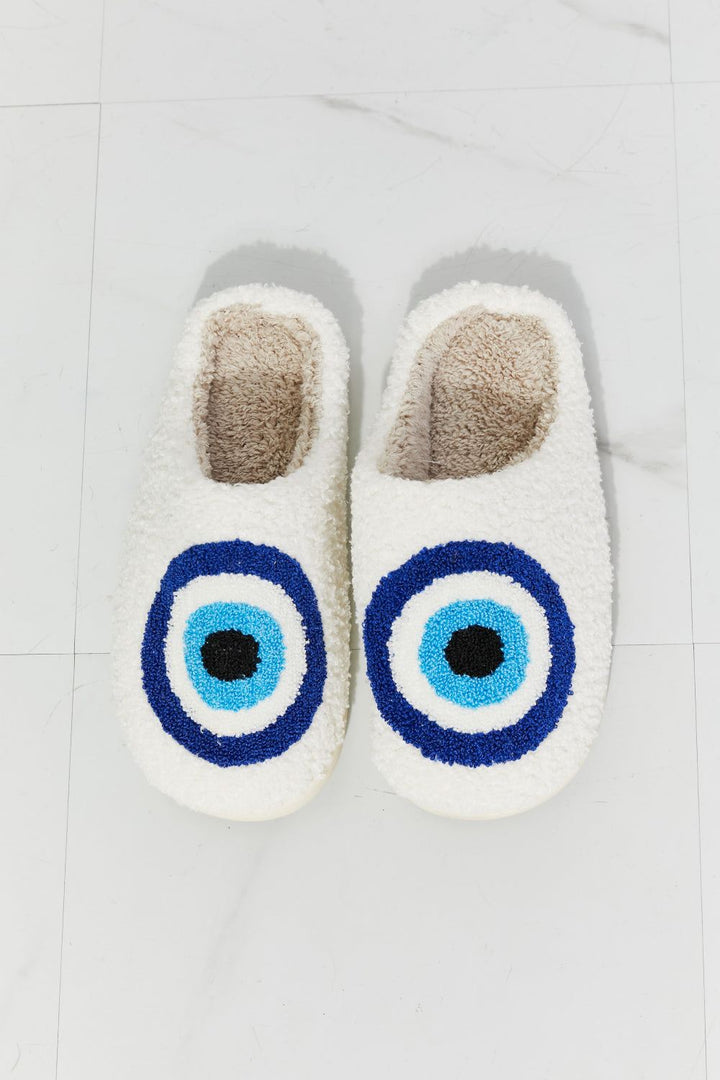 Evil Eye Plush Slippers - Inspired Eye Boutique