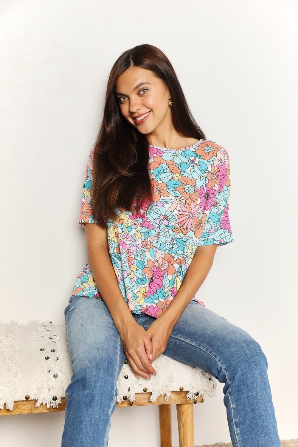 Floral Babydoll Top - Inspired Eye Boutique