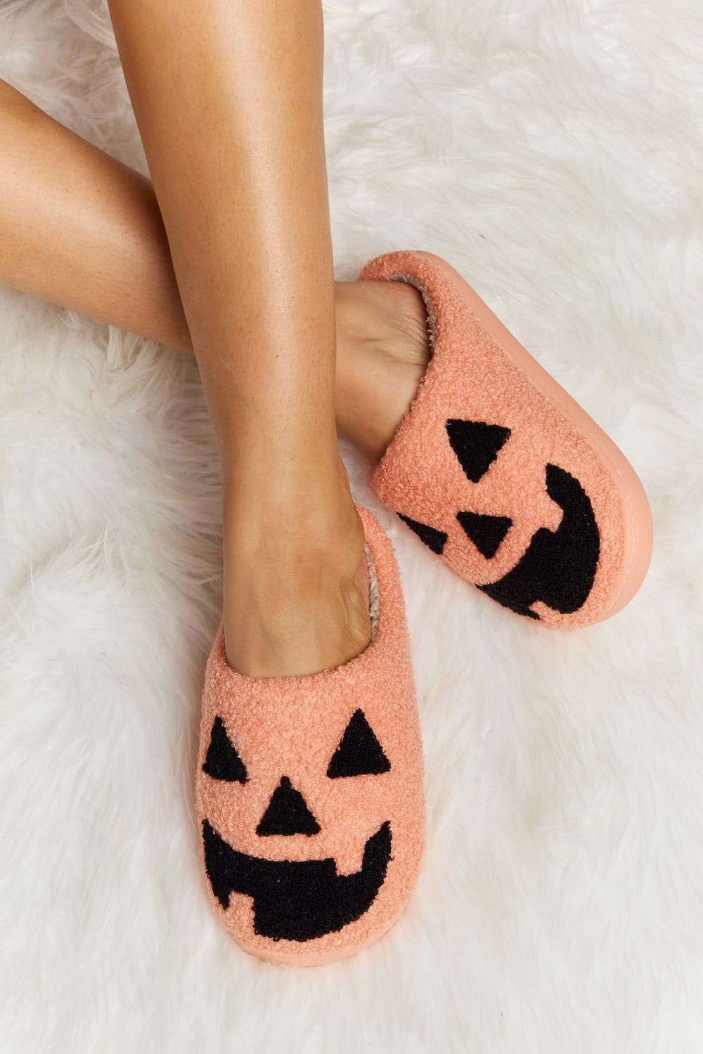 Printed Plush Slide Slippers - Inspired Eye Boutique