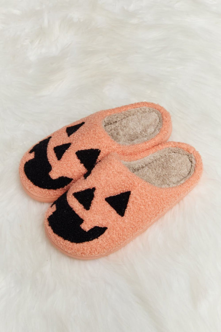 Printed Plush Slide Slippers - Inspired Eye Boutique