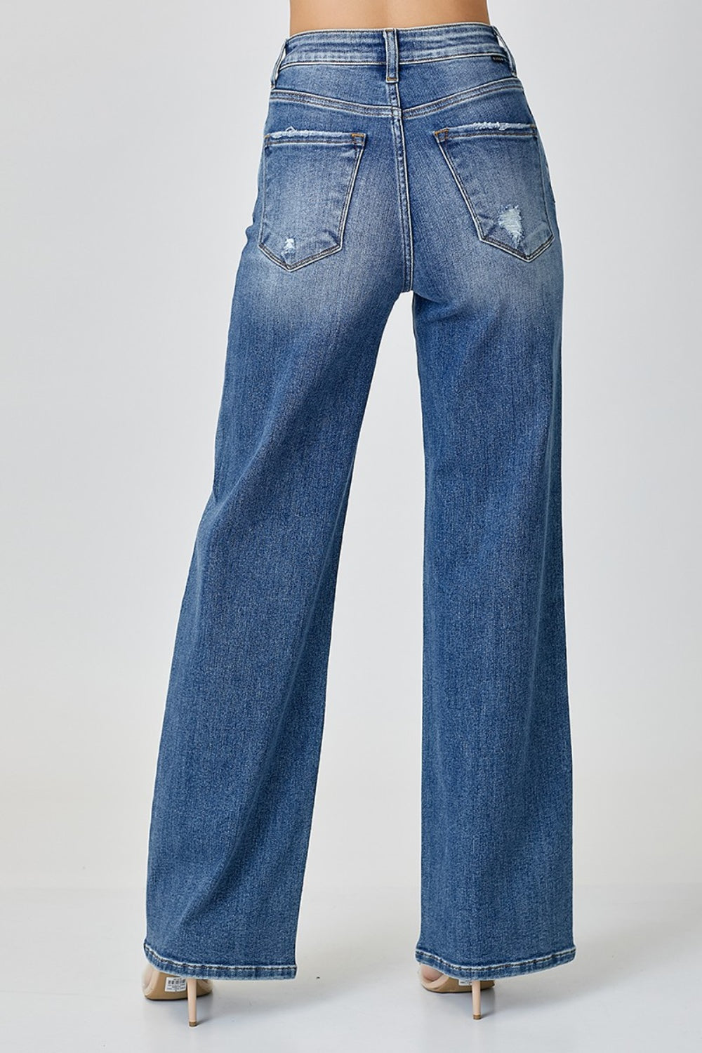 RISEN High Rise Wide Leg Jeans - Inspired Eye Boutique
