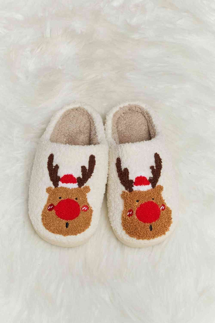 Rudolph Plus Faux Fur Slide Slippers - Inspired Eye Boutique