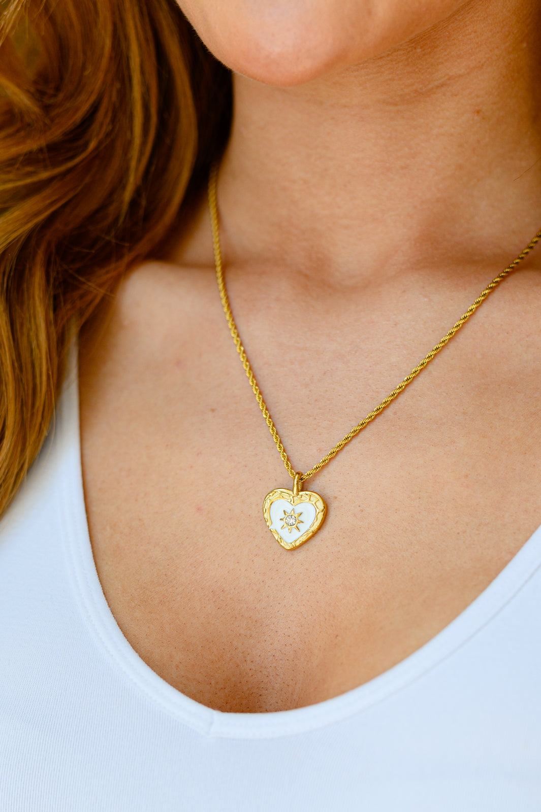 Sacred Heart Pendant Necklace - Inspired Eye Boutique