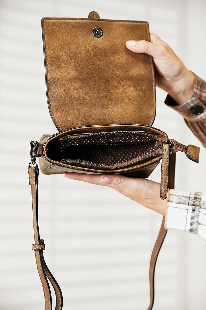 Small Vegan Leather Crossbody Handbag - Inspired Eye Boutique