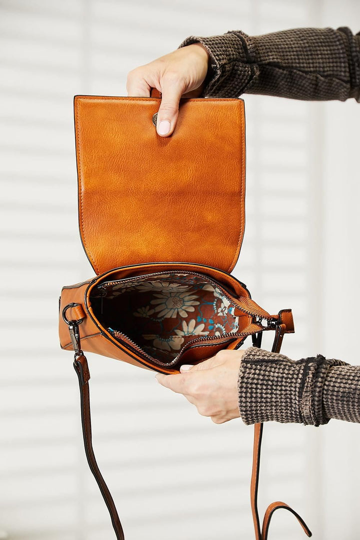 Small Vegan Leather Crossbody Handbag - Inspired Eye Boutique
